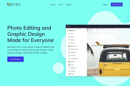 BeFunky-在线照片编辑和图形设计平台