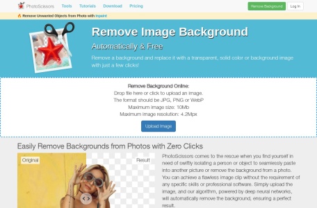 photoscissors-AI抠图工具,智能图像背景去除工具